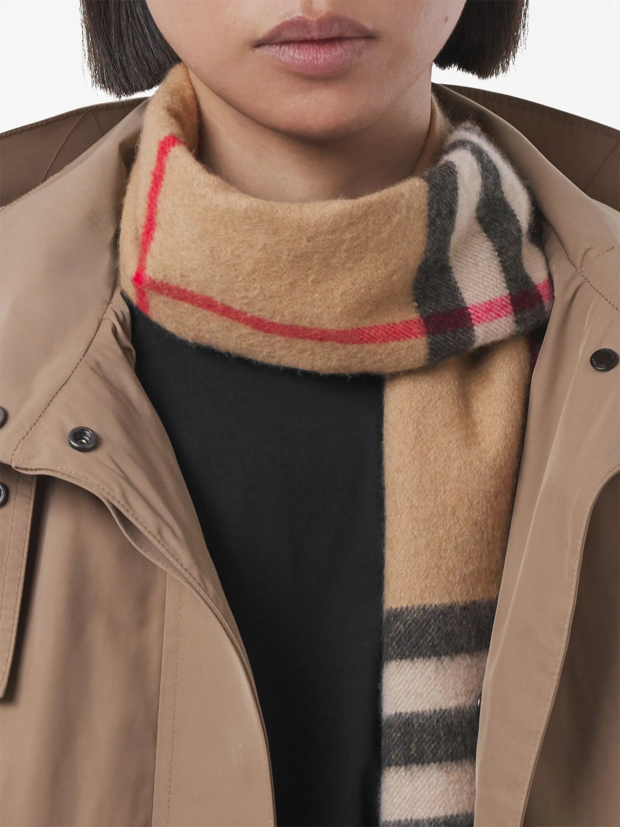 CHEQUERED BB | CASHMERE SCARF