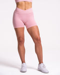 Fearless V-Shape Covert Scrunch Shorts "Rosa"