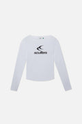 Logo White Longsleeve