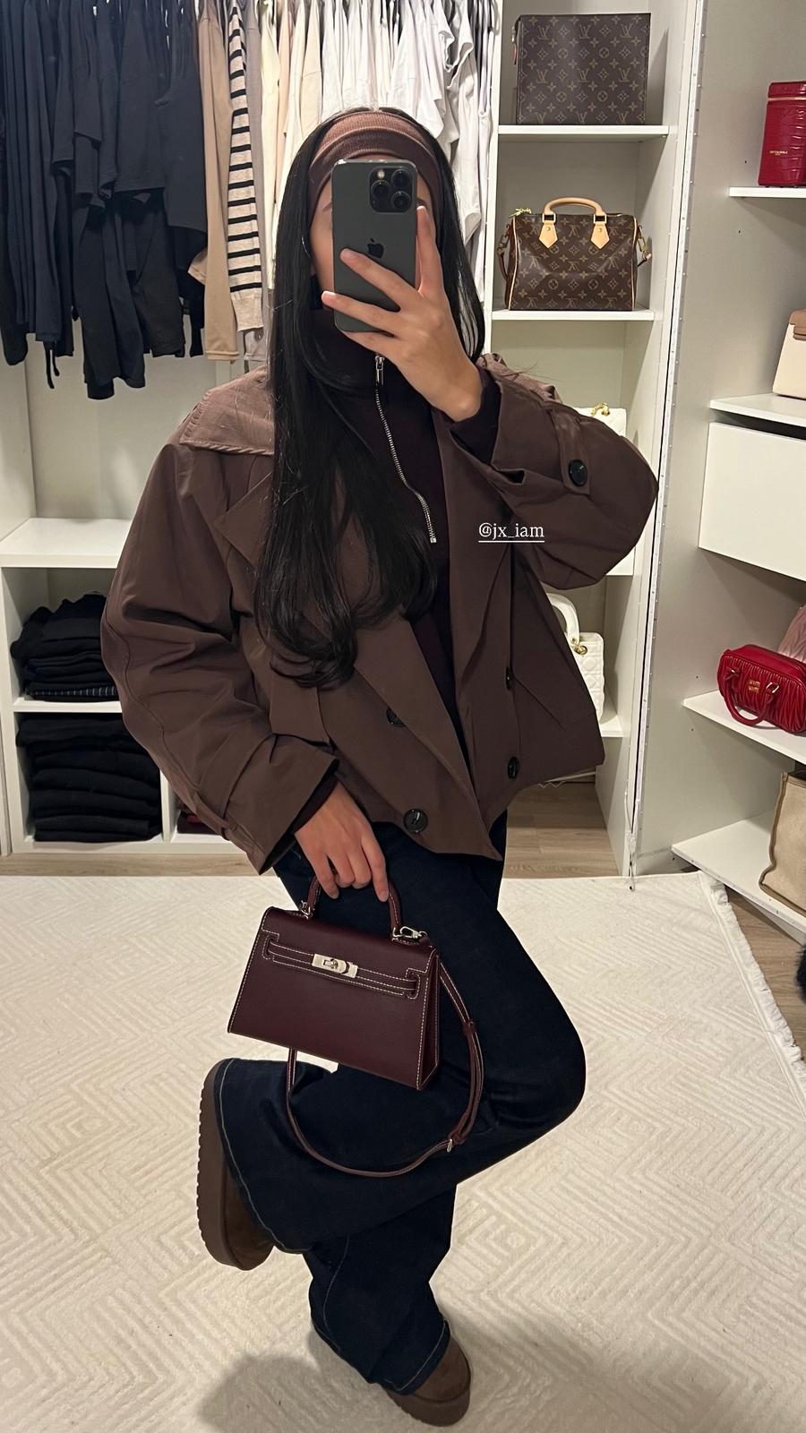 Sac Inspiration Bordeaux Surpiqué