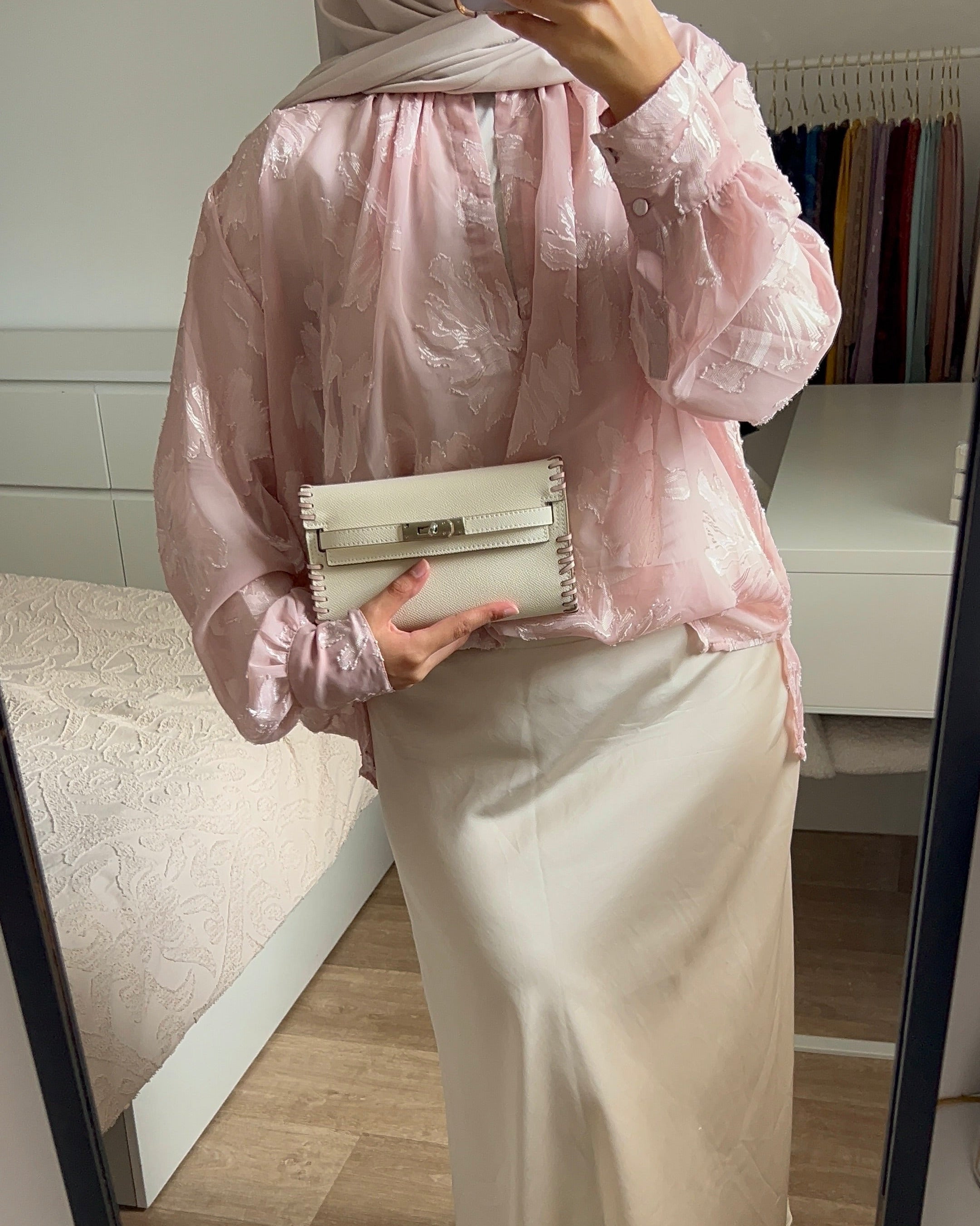 Sac Pochette & Baguette Signature Vanille Fraise