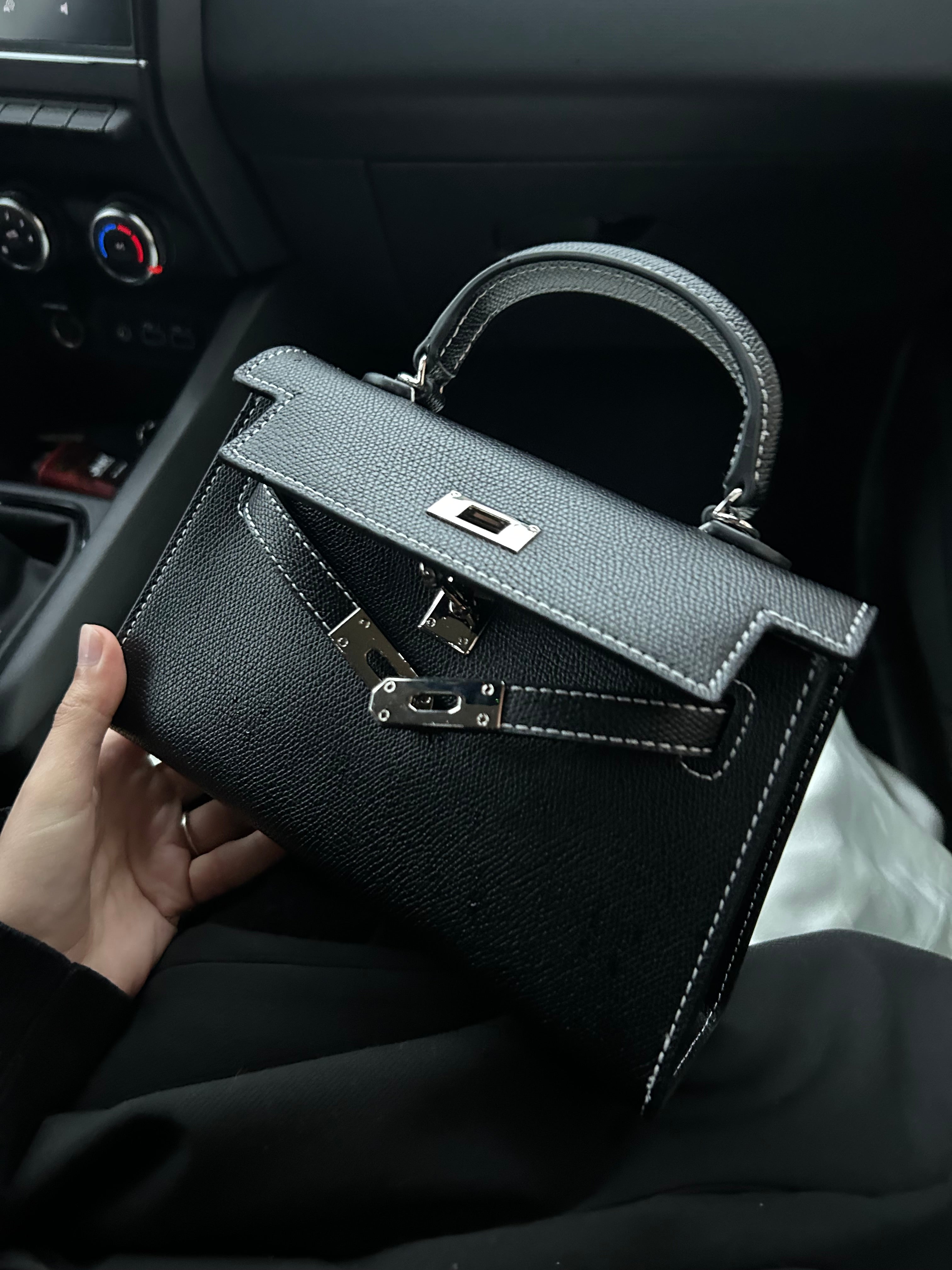 Sac Inspiration Noir Surpiqué