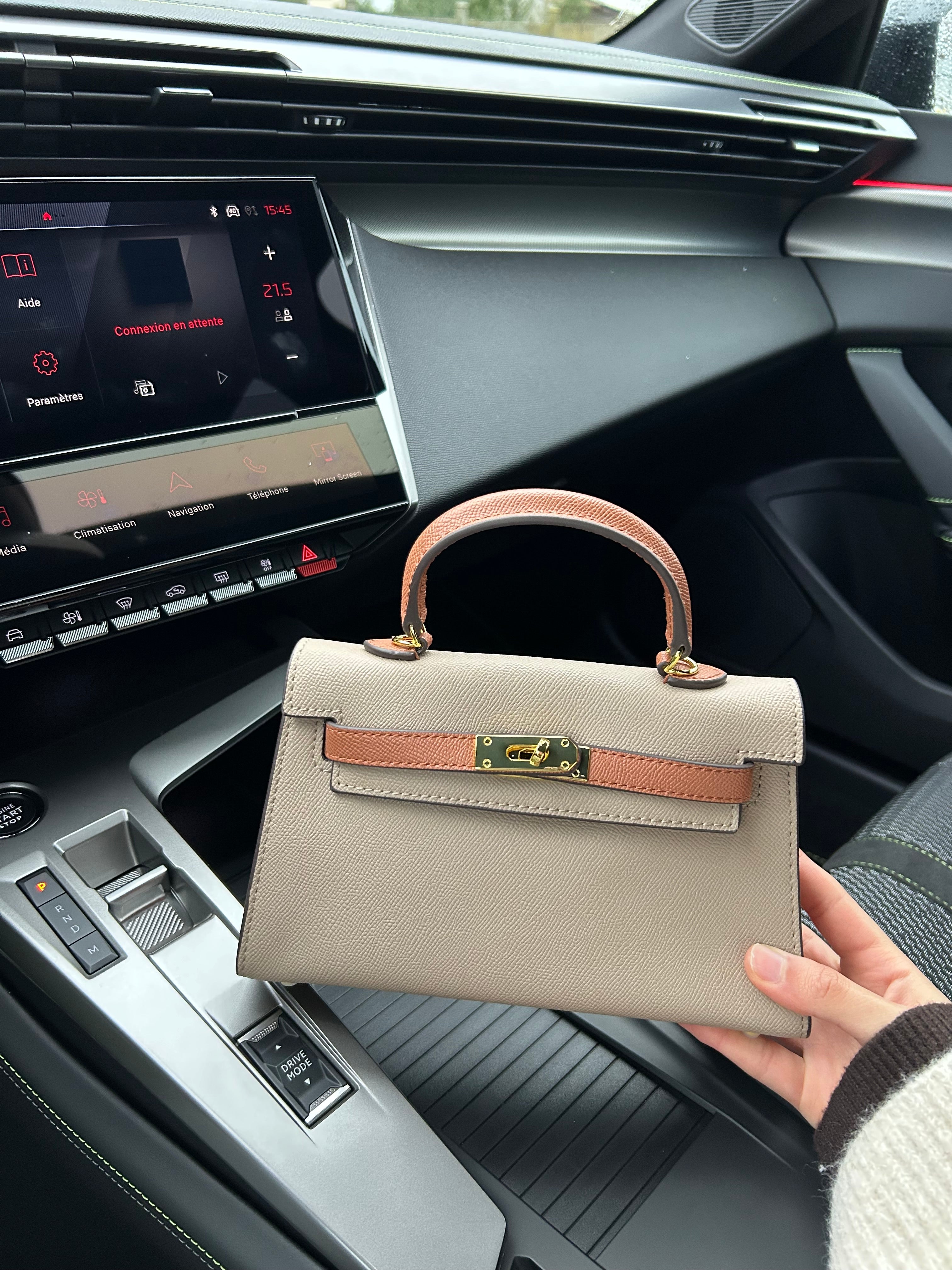 Sac Inspiration Bi-color Taupe