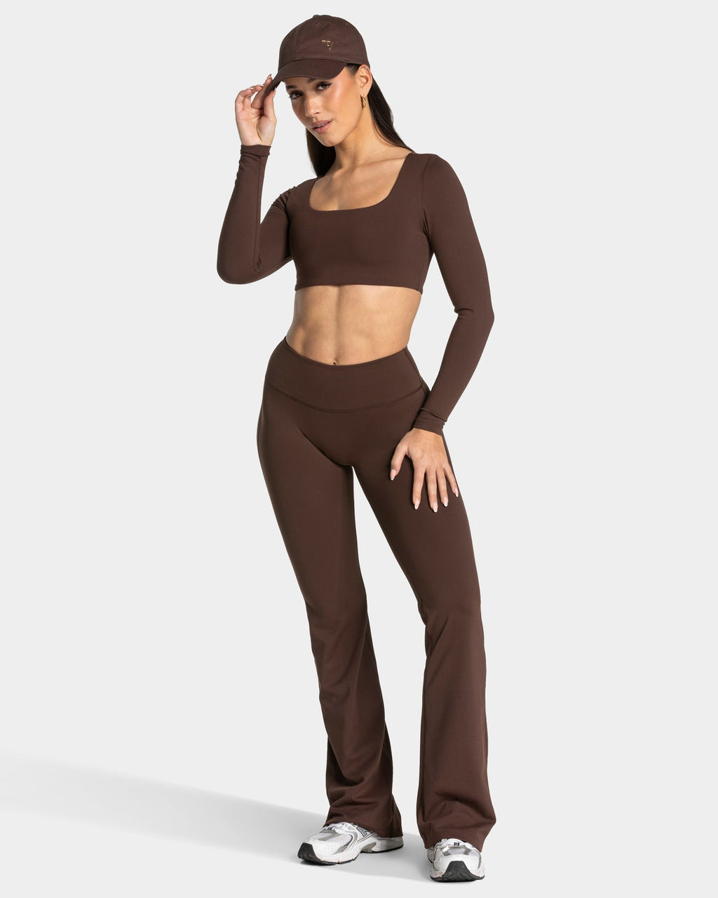 Allrounder Sculpt Scrunch Flared Leggings Regular "Espresso"