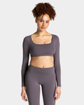 Allrounder Cropped Longsleeve "Graphit"
