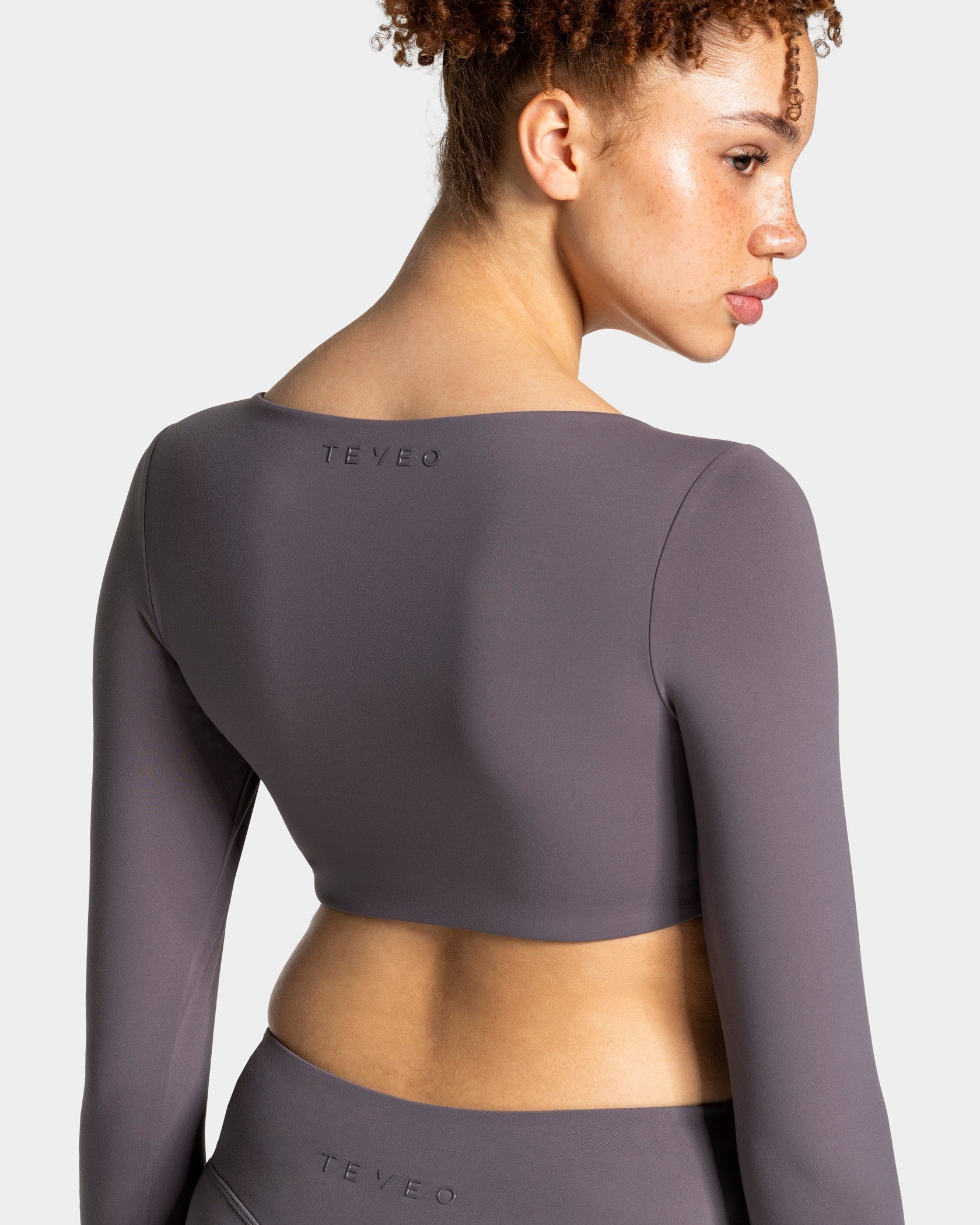 Allrounder Cropped Longsleeve "Graphit"