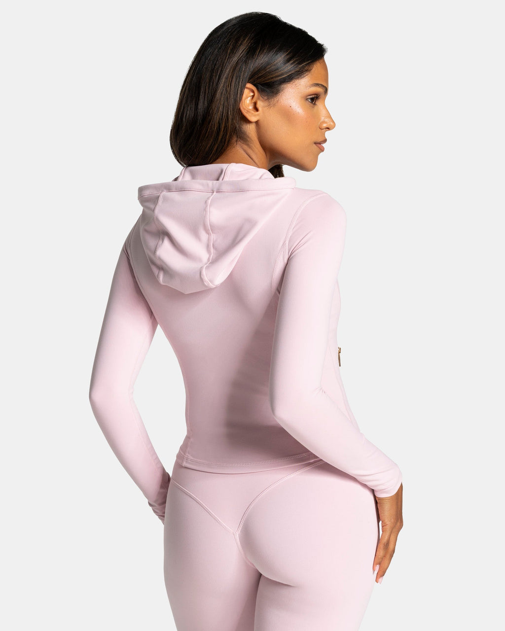 Allrounder Shaping Hooded Zip Jacke "Rosa - Gold"