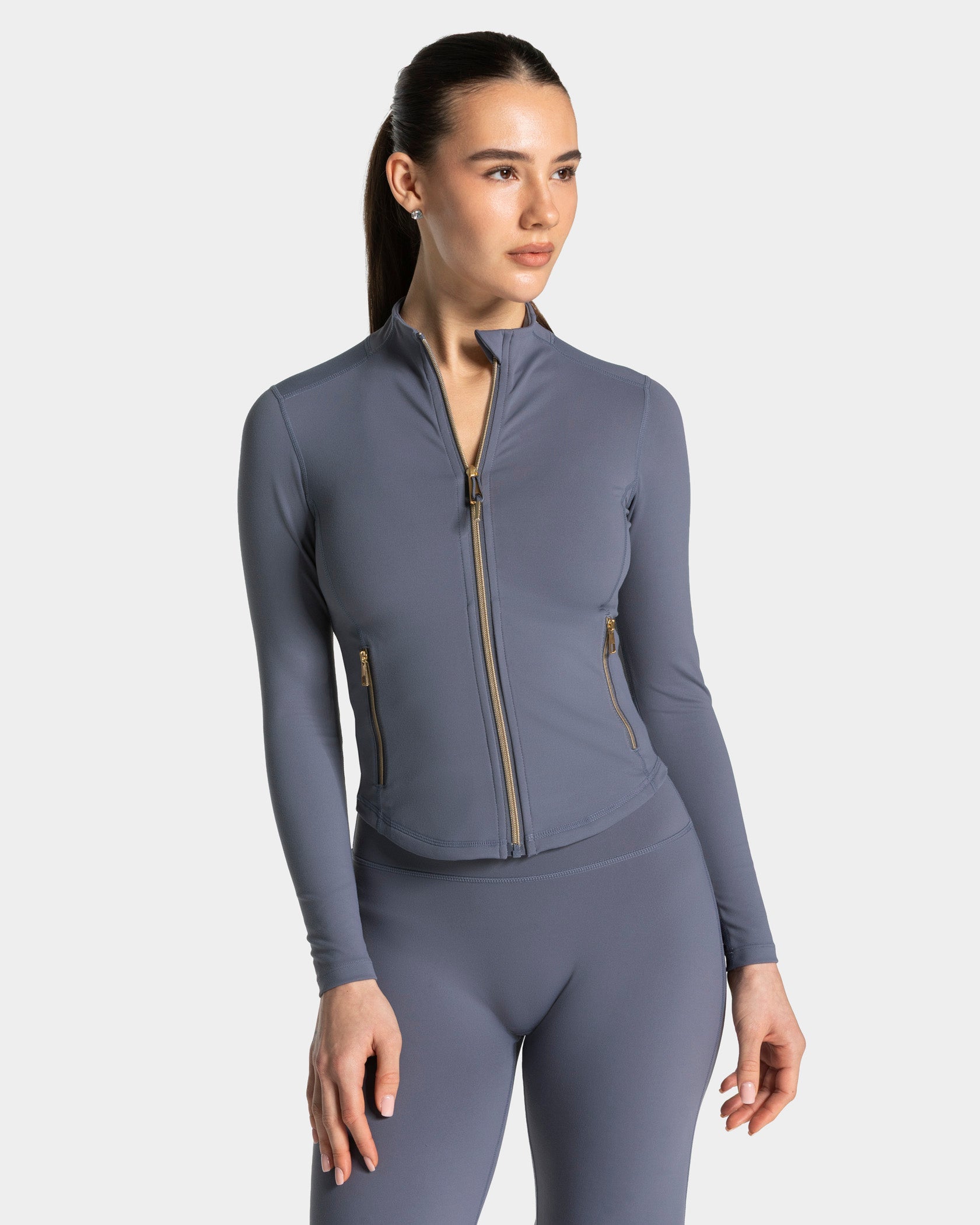Allrounder Shaping Zip Jacke "Titan - Gold"