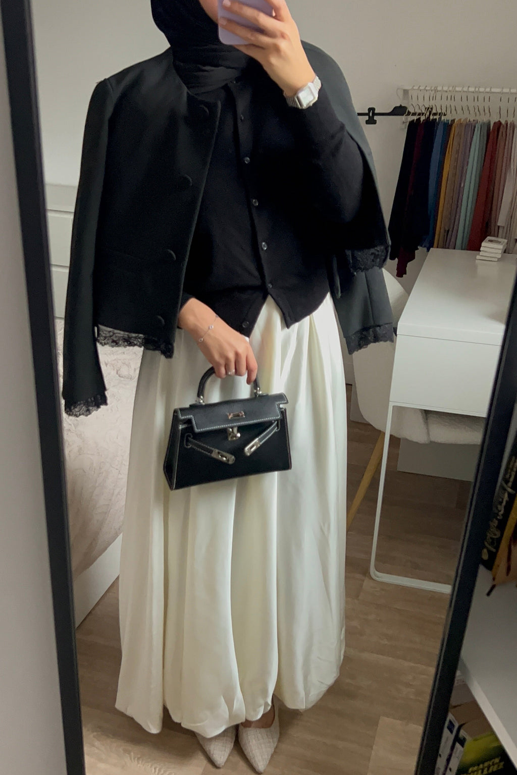 Sac Inspiration Noir Surpiqué