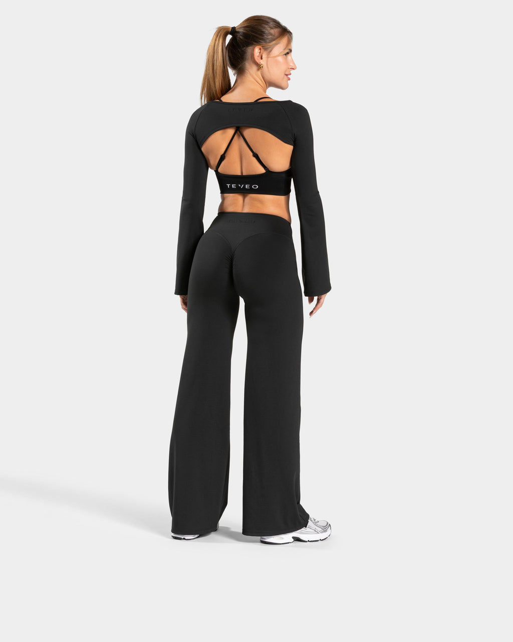 Charming Pro Scrunch Straight Leg Pants "Schwarz"