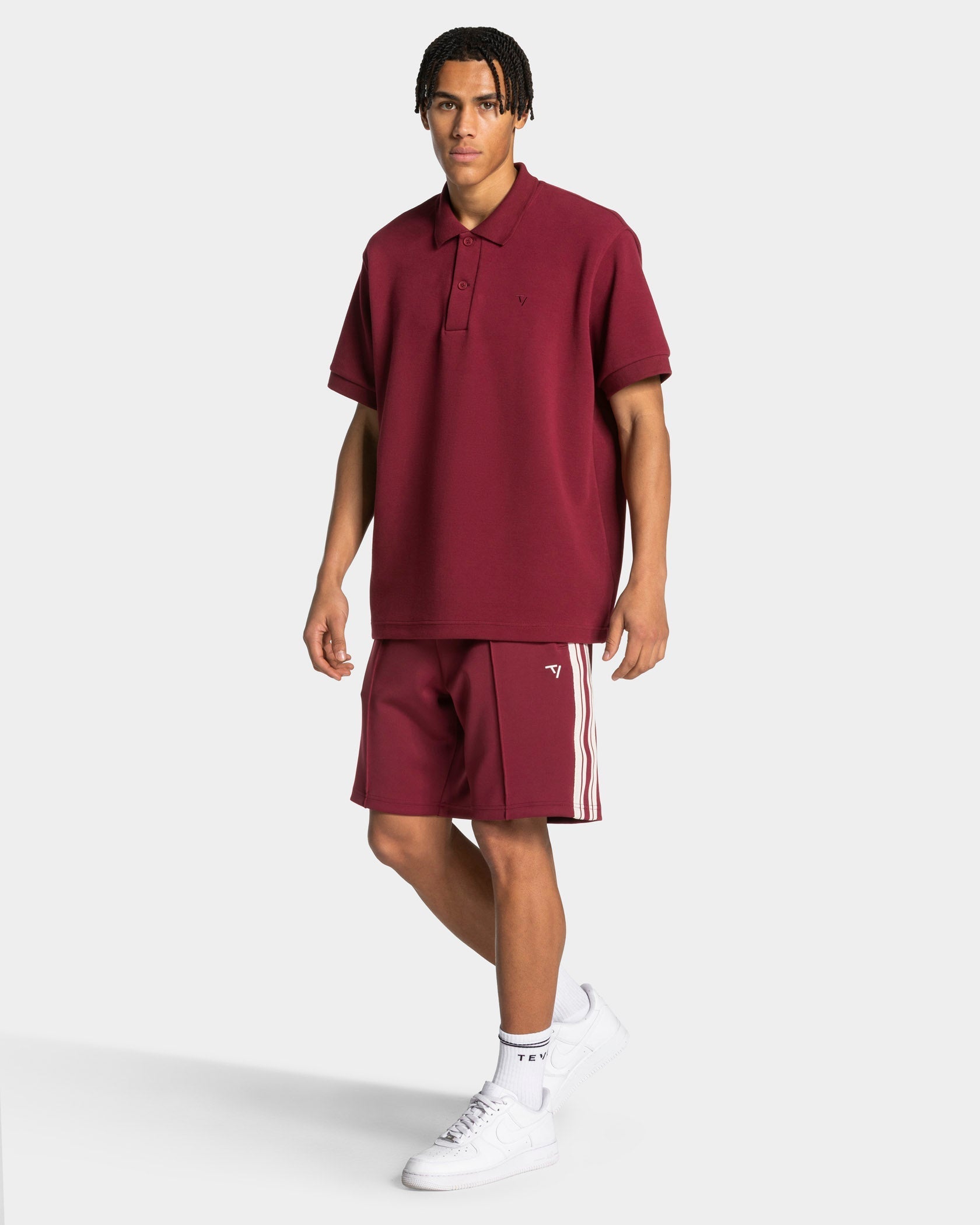 Club Shorts "Weinrot"