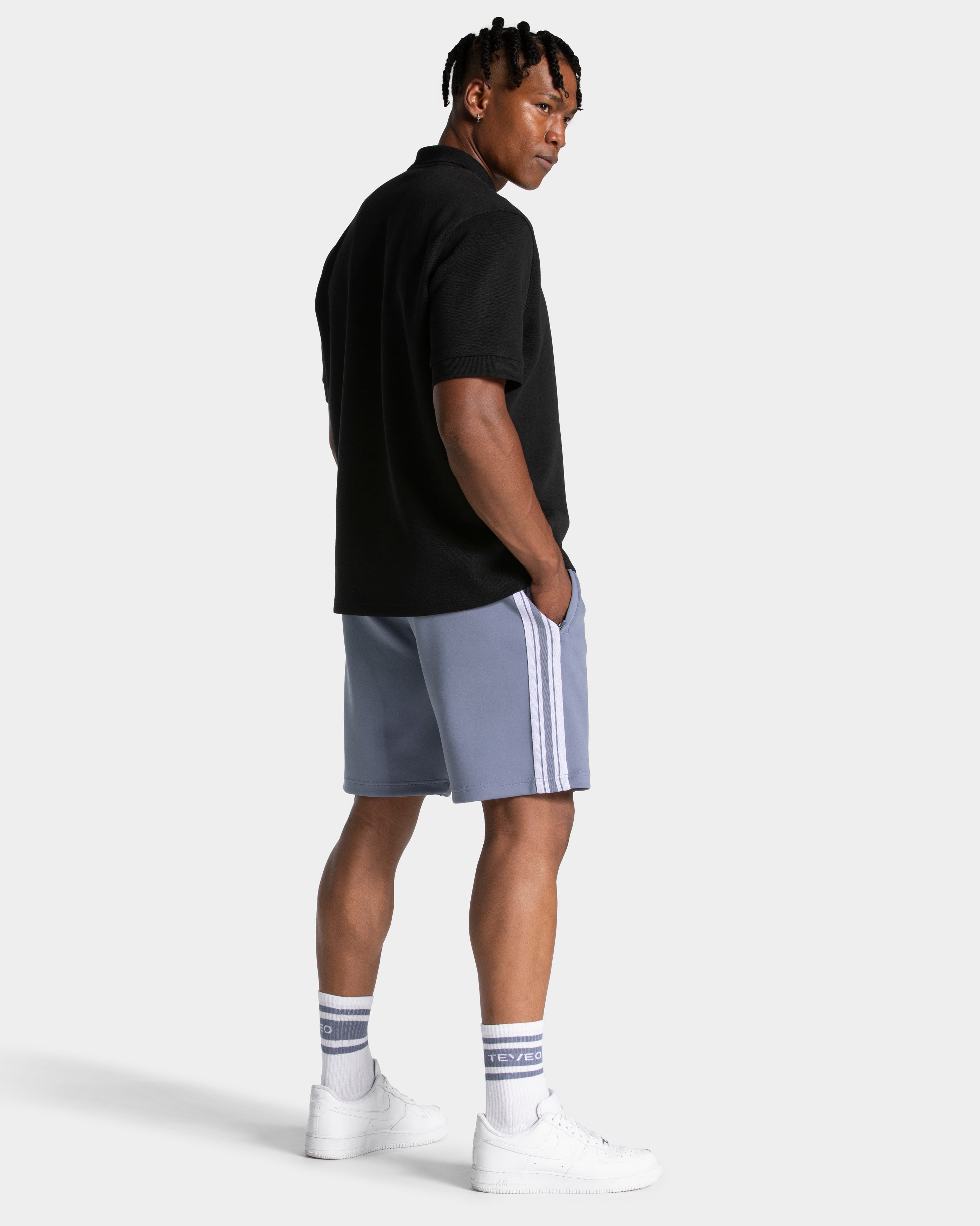 Club Socken (2er-Pack) "Weiß - Stahlblau"