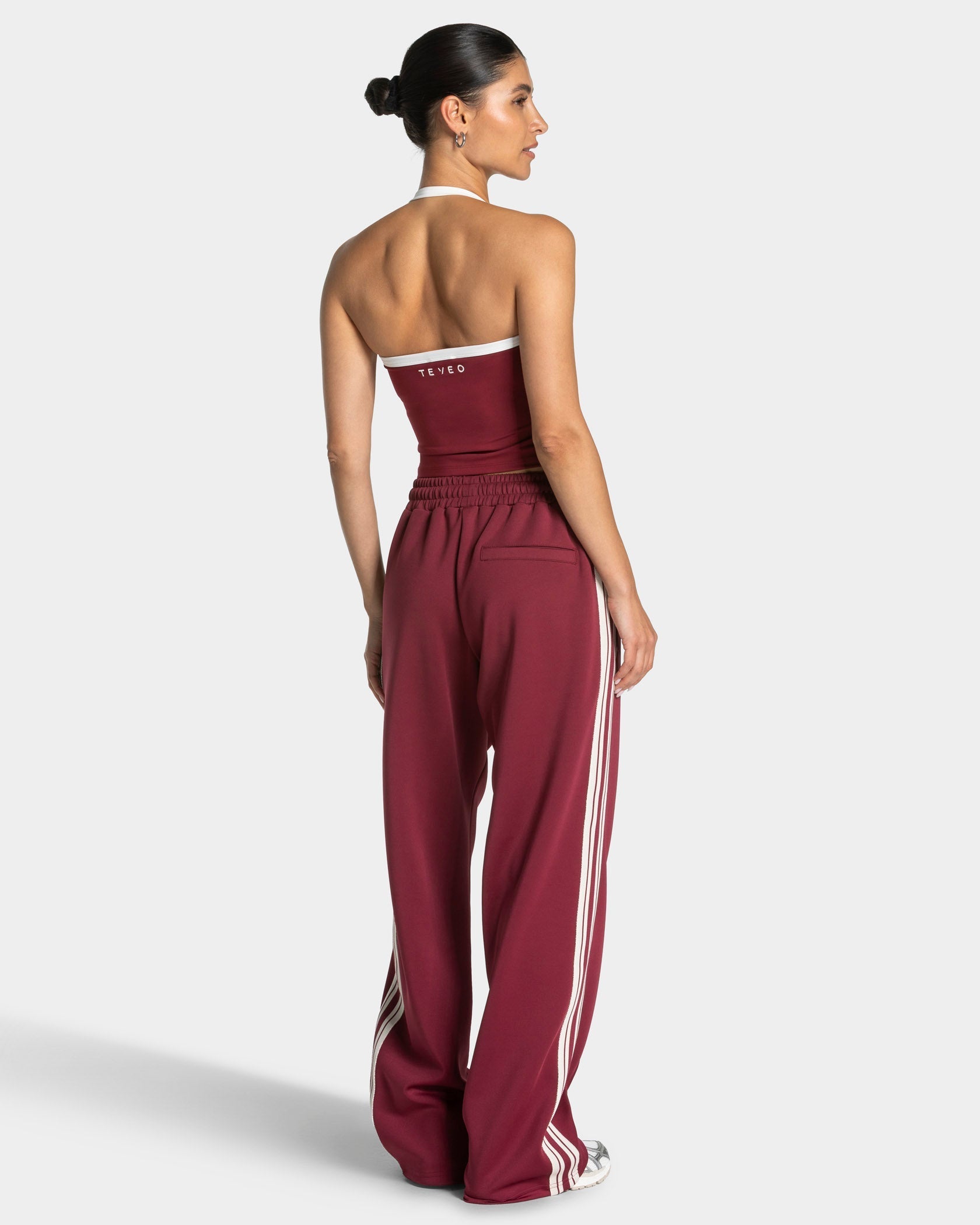 Club Straight Leg Jogger "Weinrot"