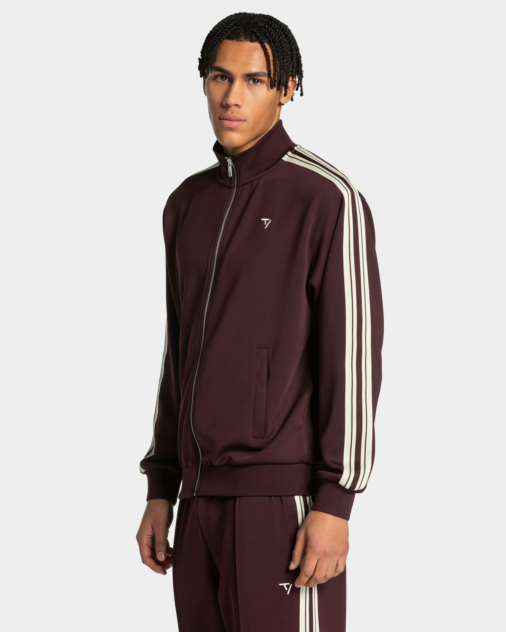 Club Zip Jacke "Merlot"