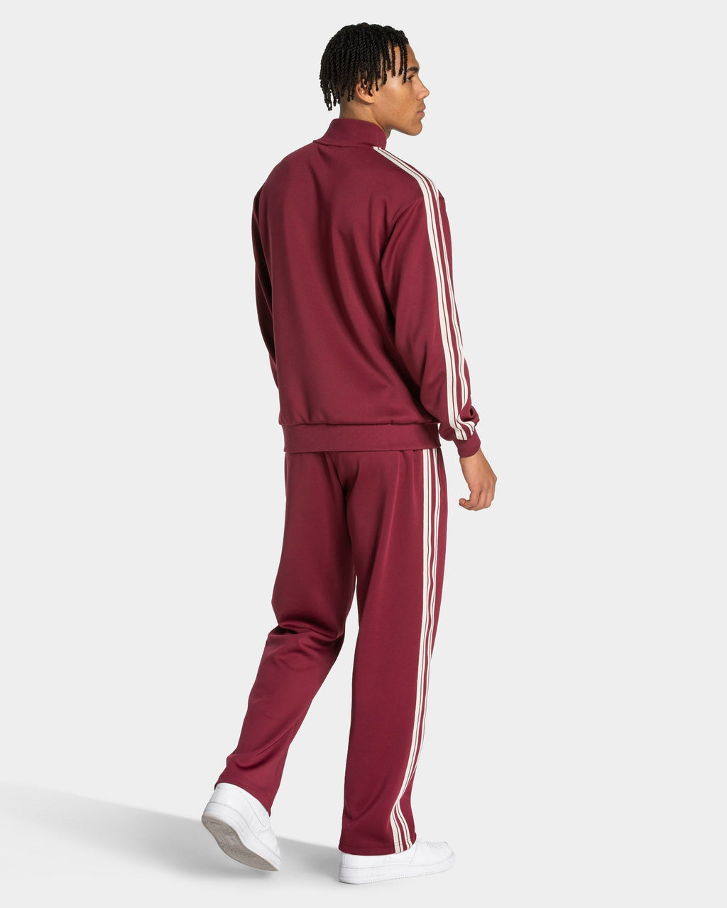 Club Zip Jacke "Weinrot"