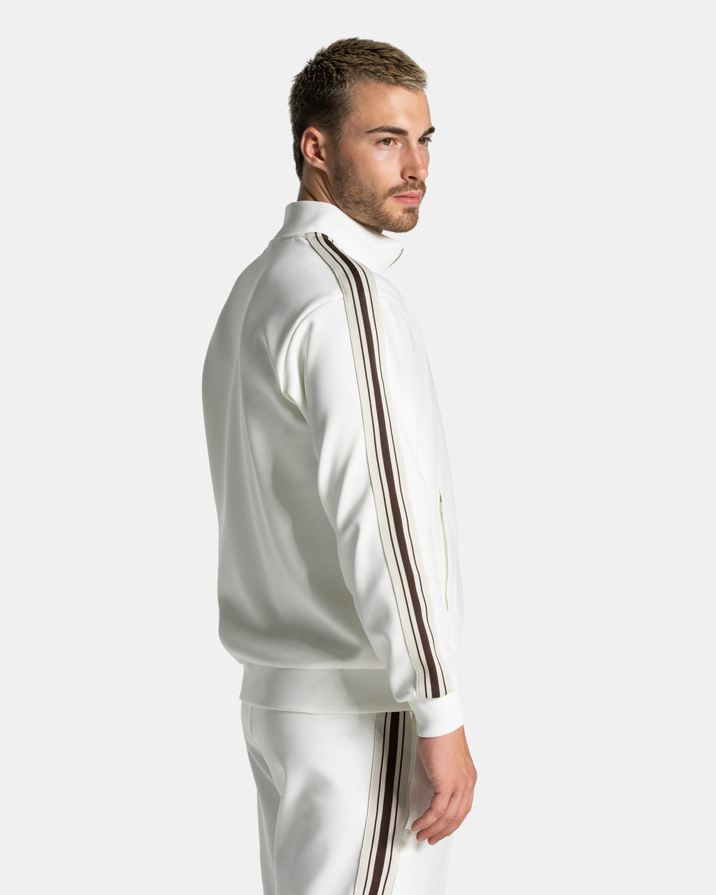 Club Zip Jacke "Off White"