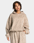 Contrastline Hooded Sweater "Leo Cream"