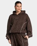 Contrastline Hooded Sweater "Leo Espresso"