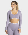 Contrastline Longsleeve "Lavendel"