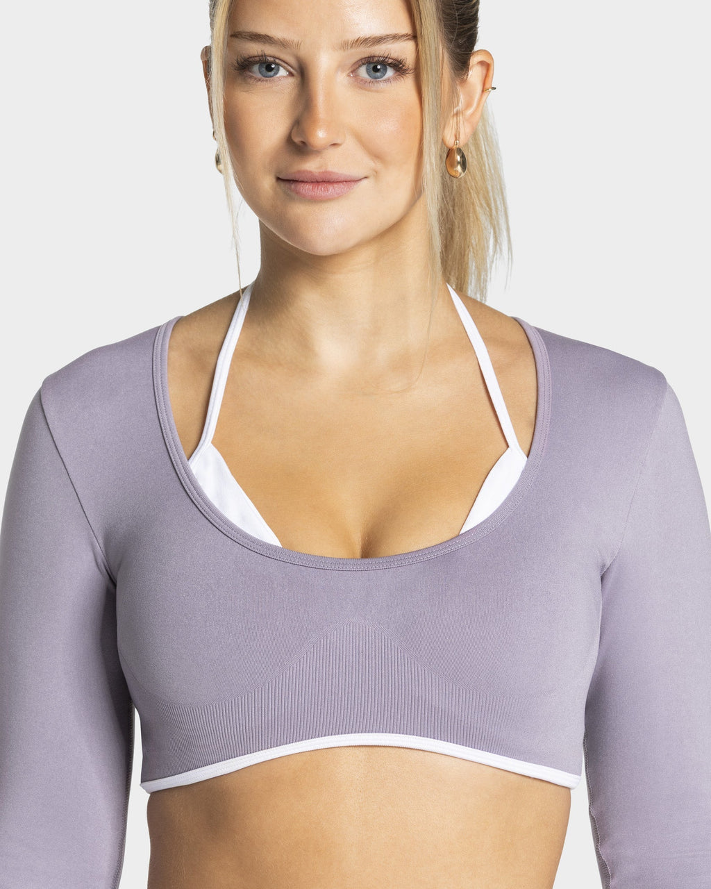Contrastline Longsleeve "Lavendel"