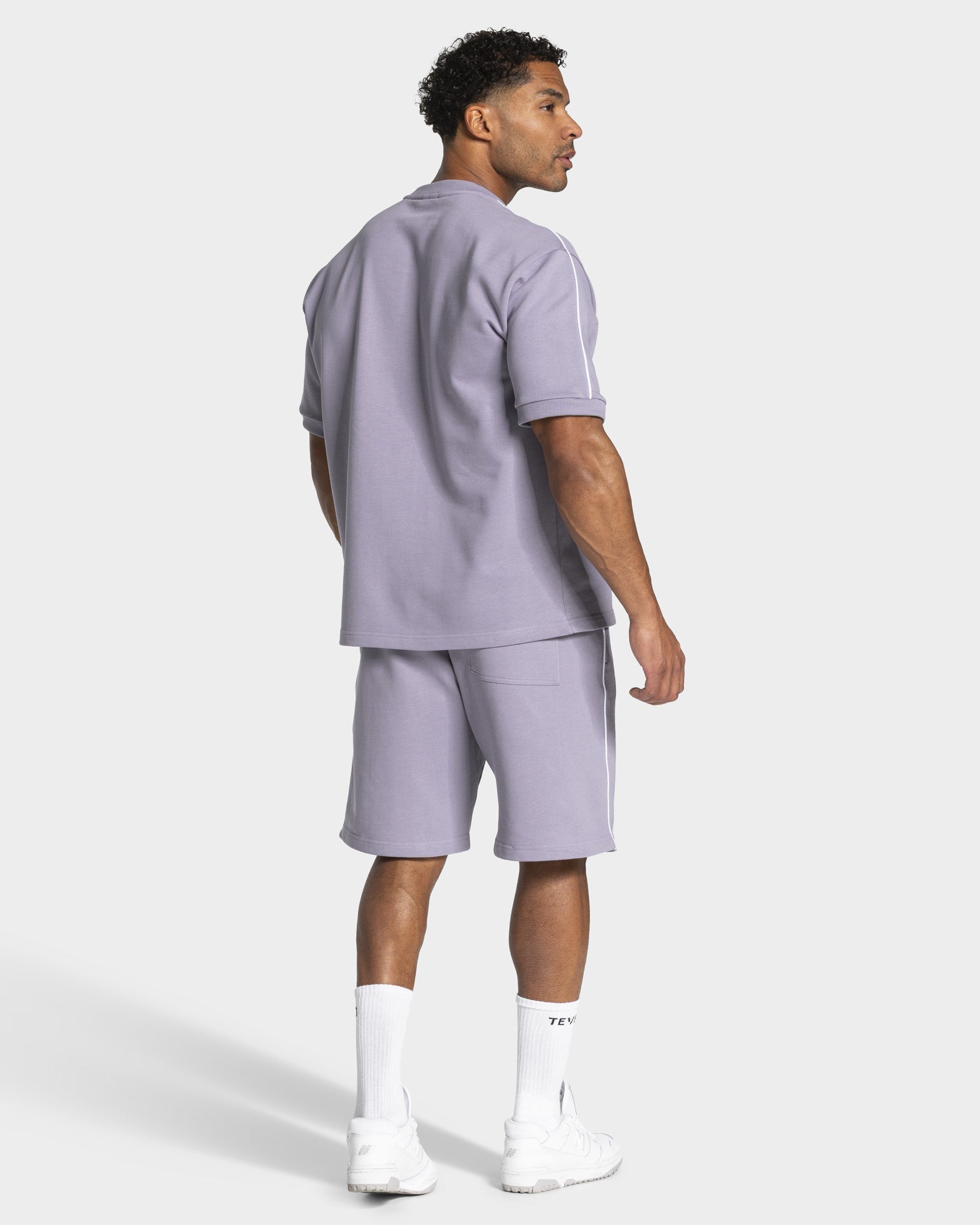 Contrastline Oversized T-Shirt "Lavendel"