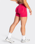 Contrastline Sculpt Scrunch Shorts "Berry"