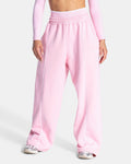 Contrastline Wide Leg Jogger "True Pink"