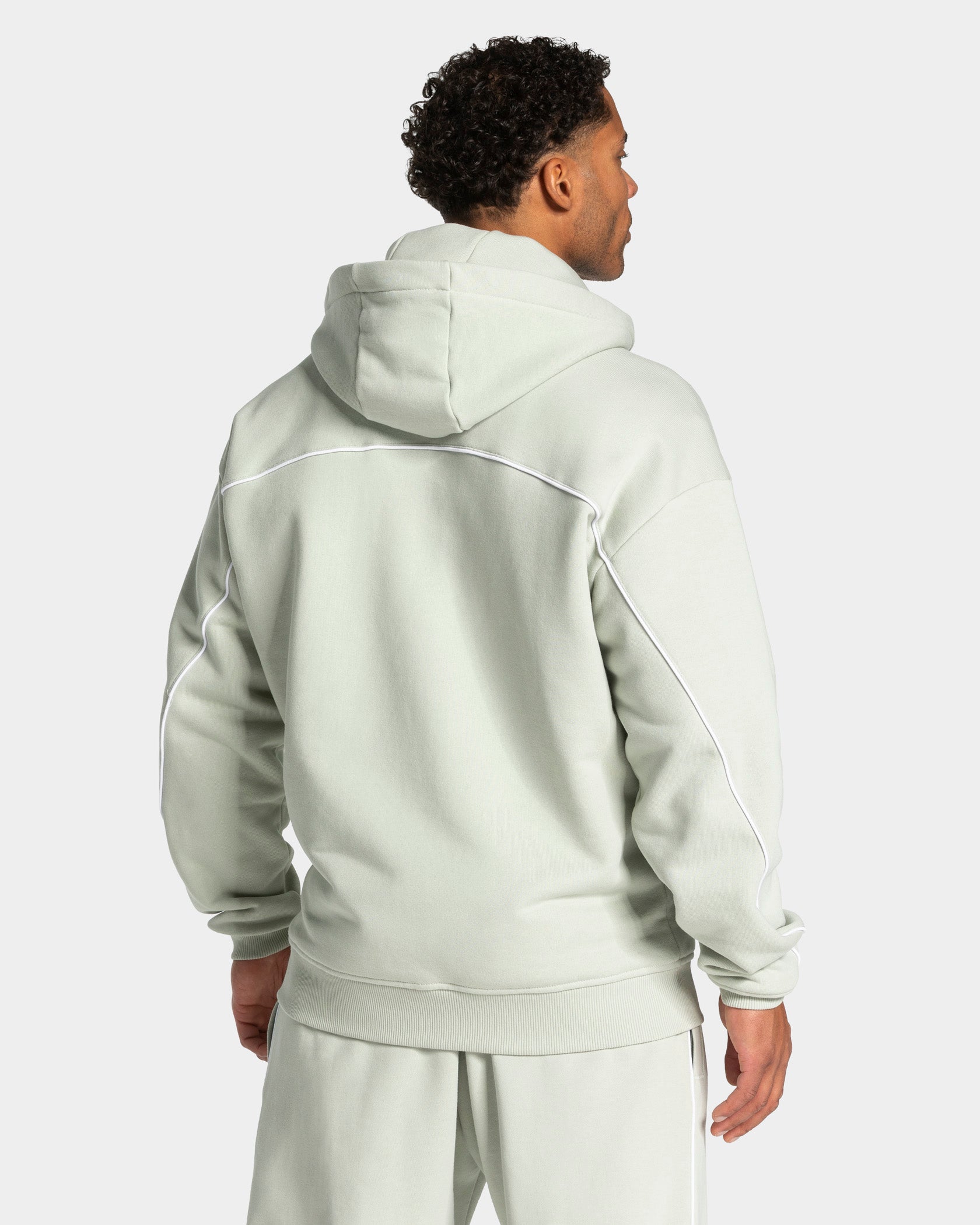 Contrastline Zip Jacke "Pistachio"