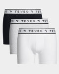 Core Boxershorts (3er-Pack) "Grau Meliert/Midnight/Weiß"