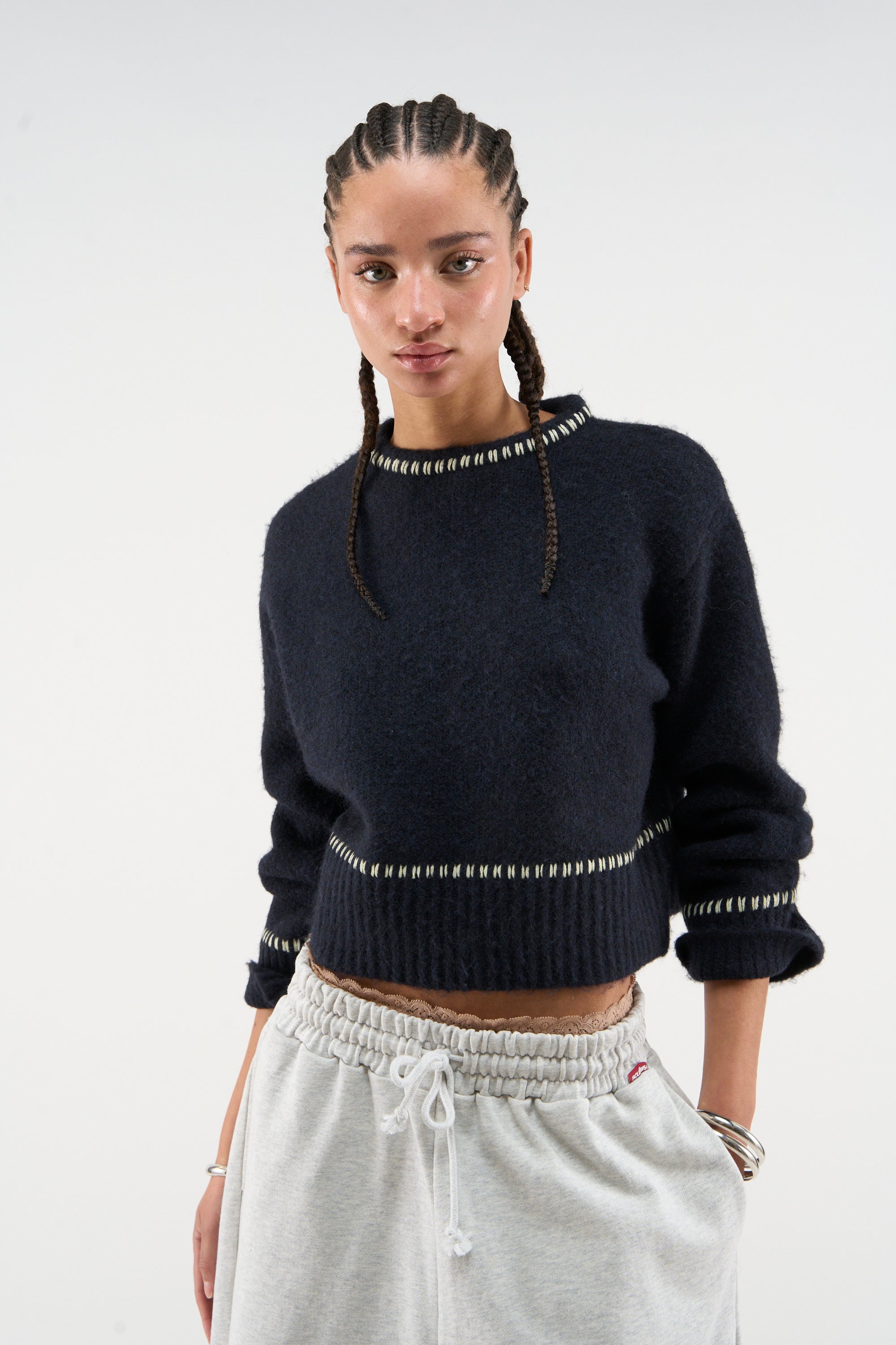 Handmade Blue Knit