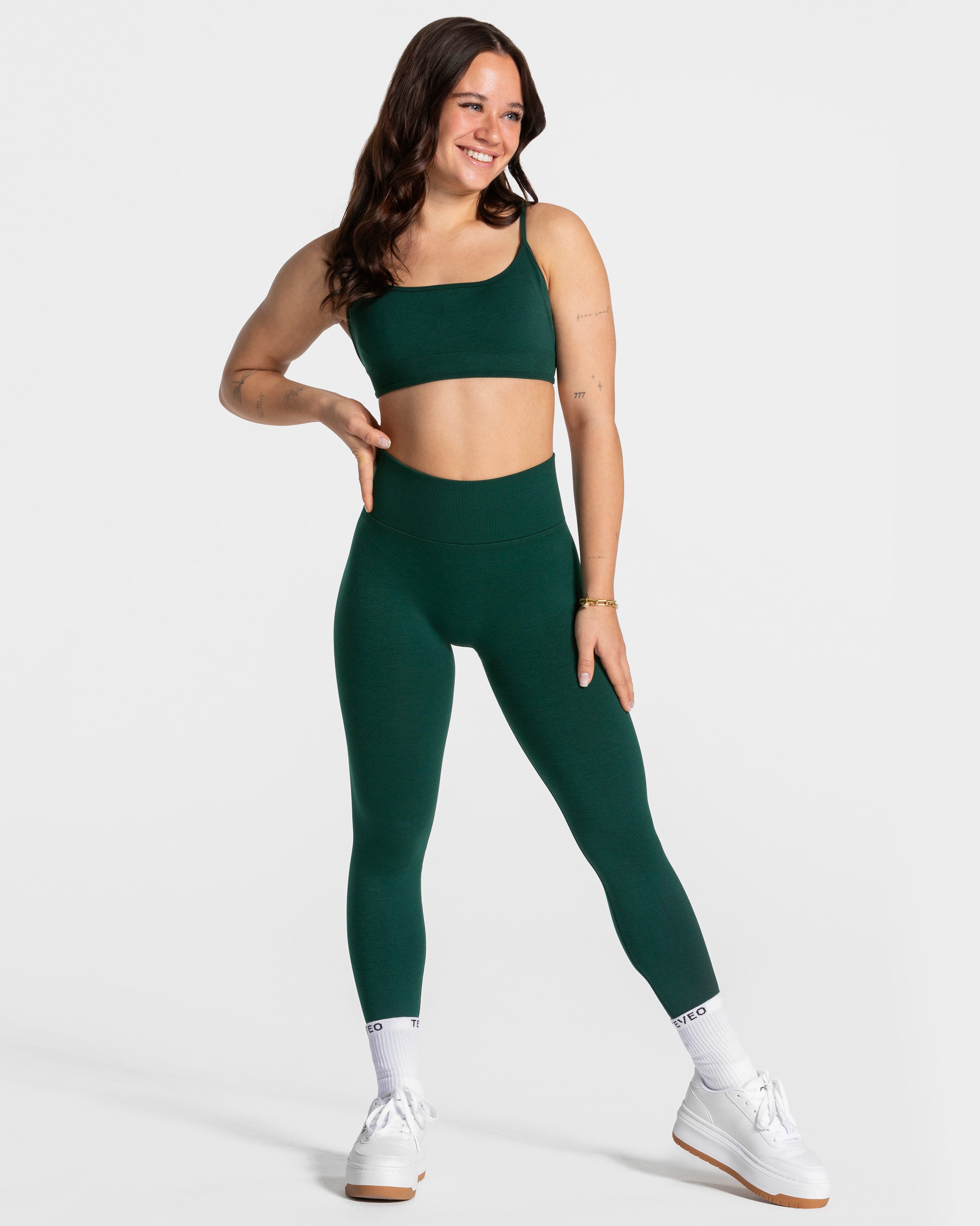 Femme Backless Bh "Dunkelgrün"