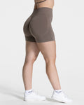 Femme Sculpt Scrunch Shorts "Mokka"