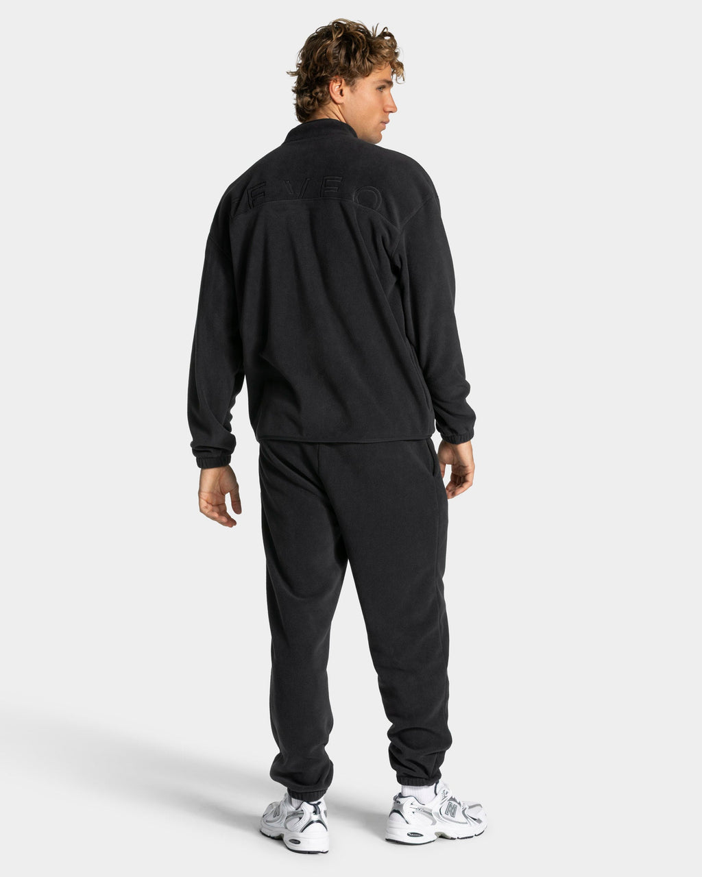 Fleece Zip Jacke "Anthrazit"