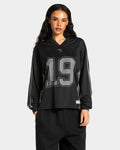 Football Polo Longsleeve "Schwarz"