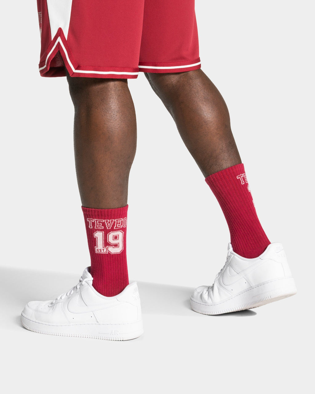 Football Socken (2er-Pack) "Cranberry/Off White"