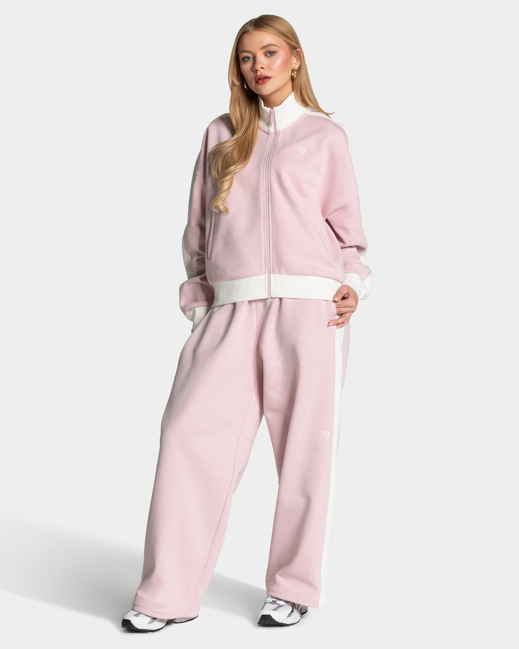 Football Wide Leg Jogger "Rosa"