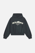 Iconic Dark Green Pinstripe Hoodie