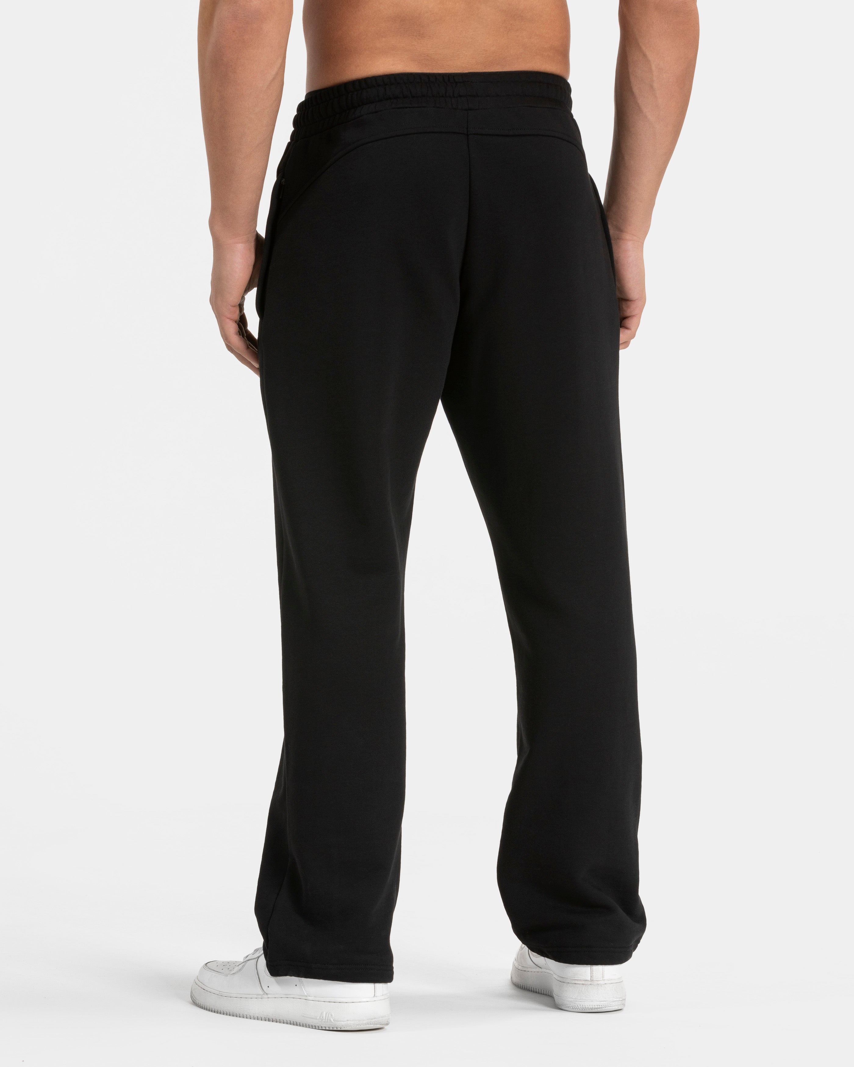 Contrastline Straight Leg Jogger "Schwarz"