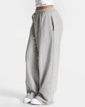 Contrastline Wide Leg Jogger "Hellgrau"