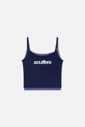 Jazzy Navy Top