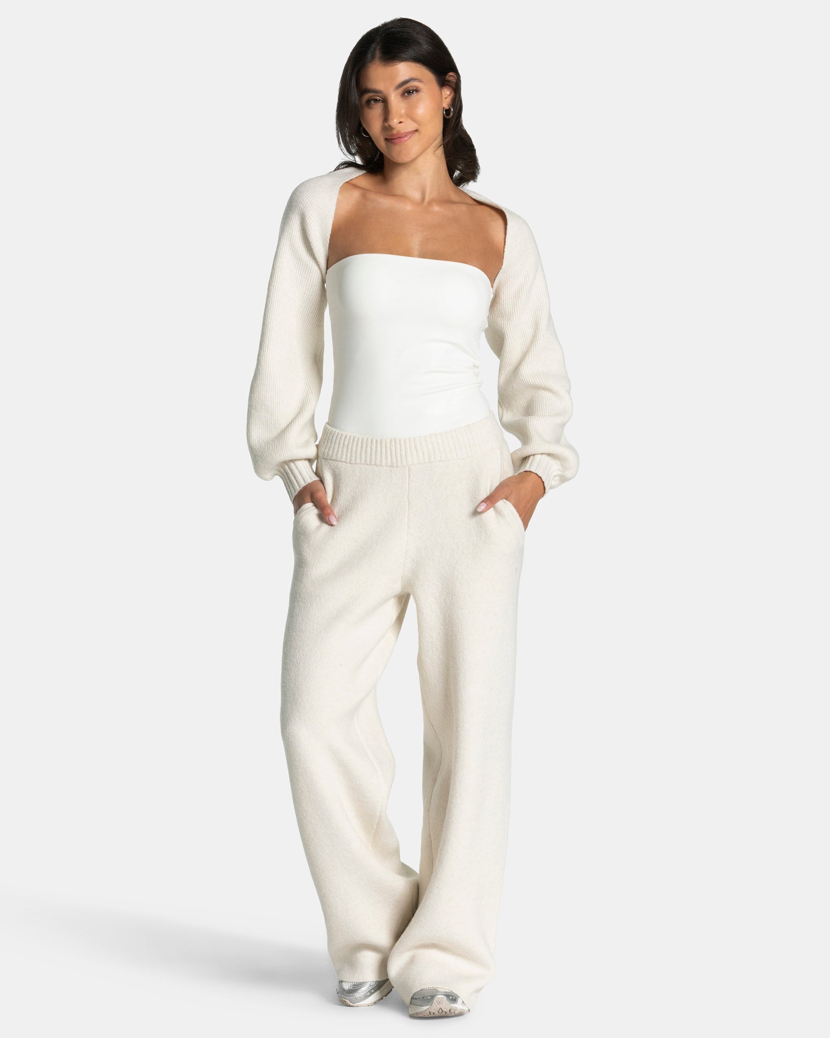 Knit Bolero "Cream"