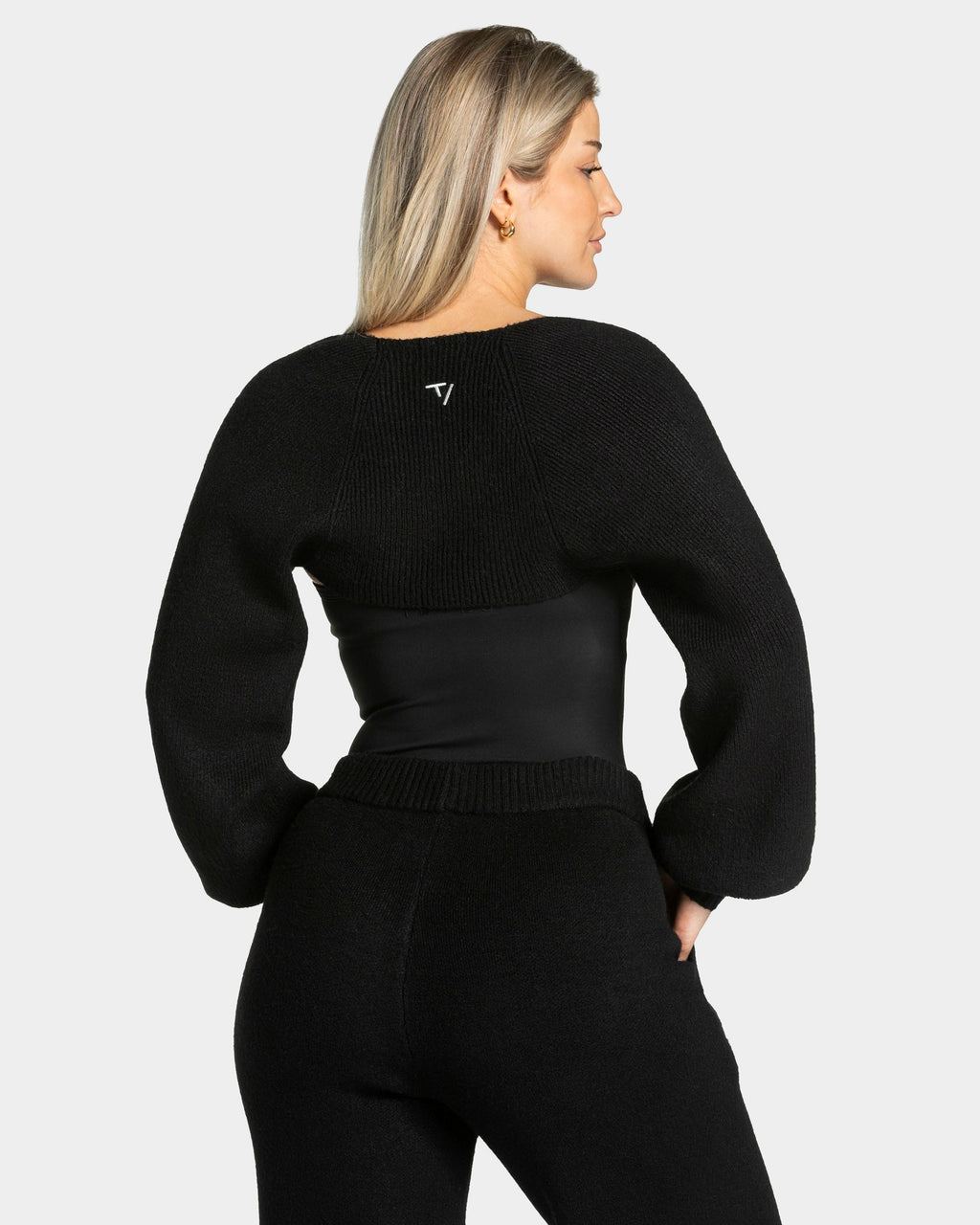 Knit Bolero "Schwarz"