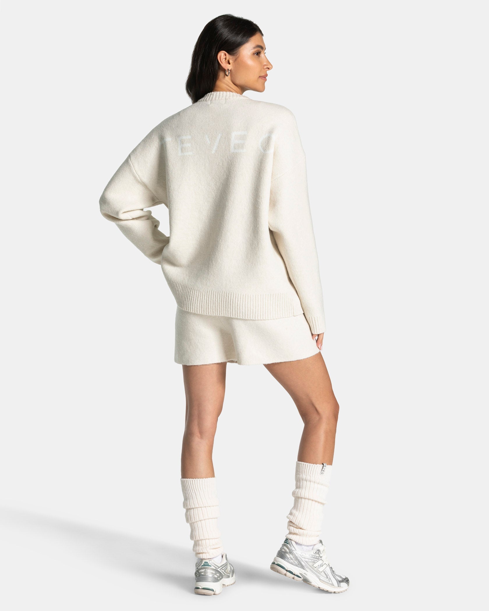 Knit Shorts "Cream"