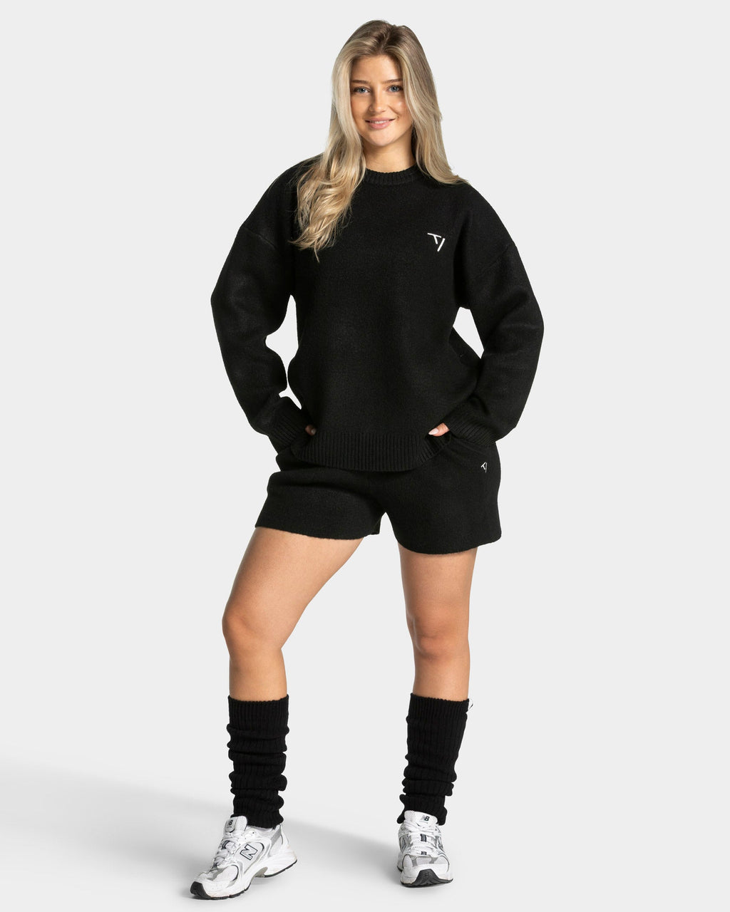 Knit Stulpen "Schwarz"