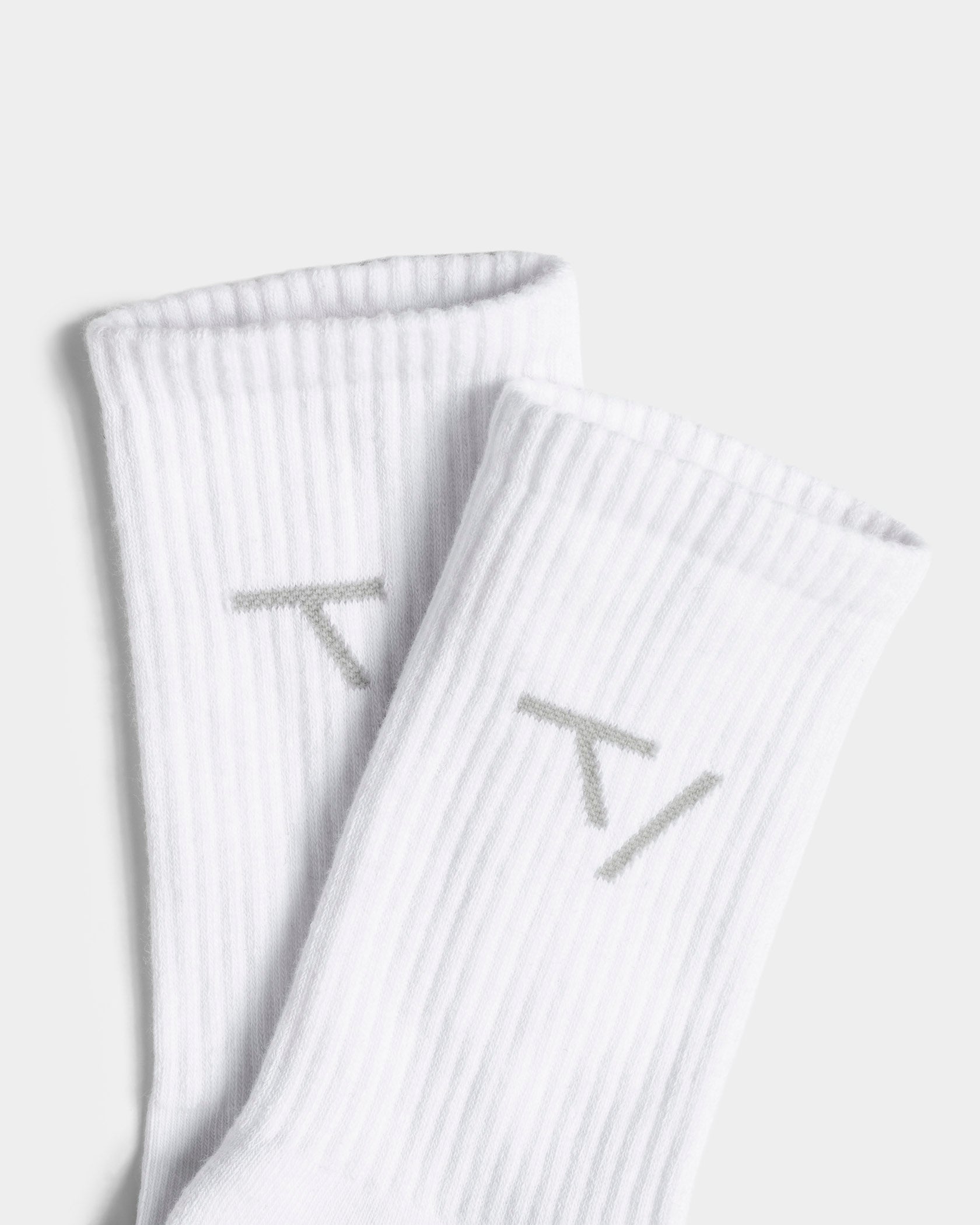 Knit Socken (2er-Pack) "Weiß"