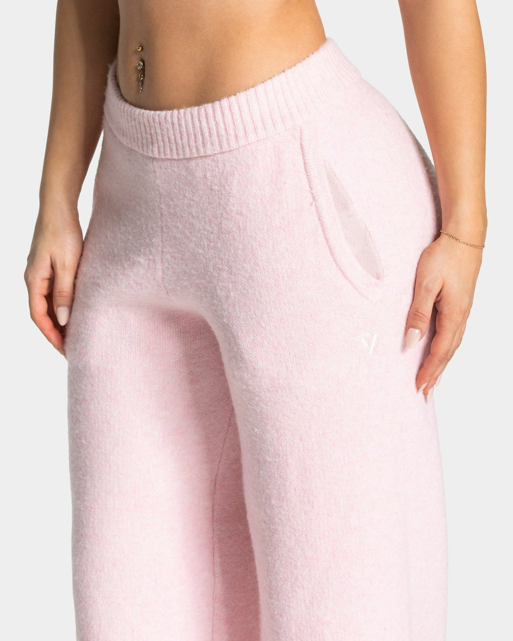 Knit Straight Leg Pants "Rosa"
