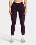 Contrastline Leggings "Leo Blackberry"