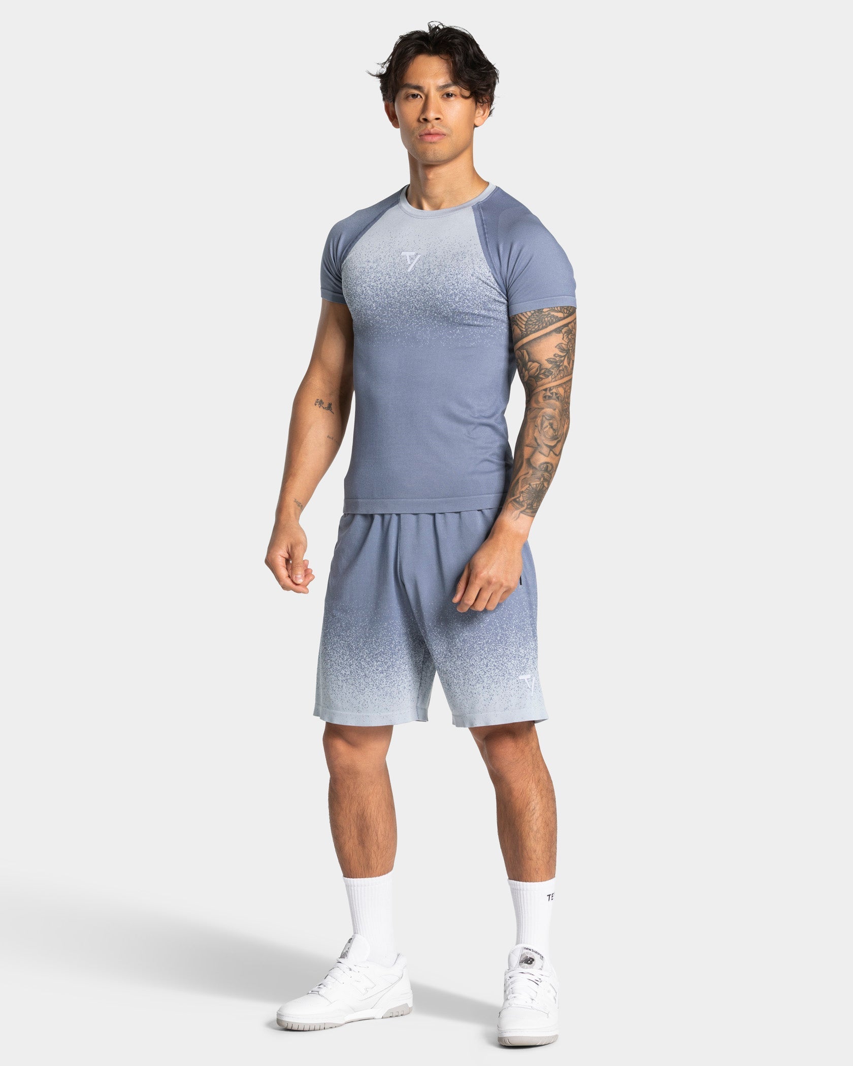Lift Seamless Shorts "Stahlblau"