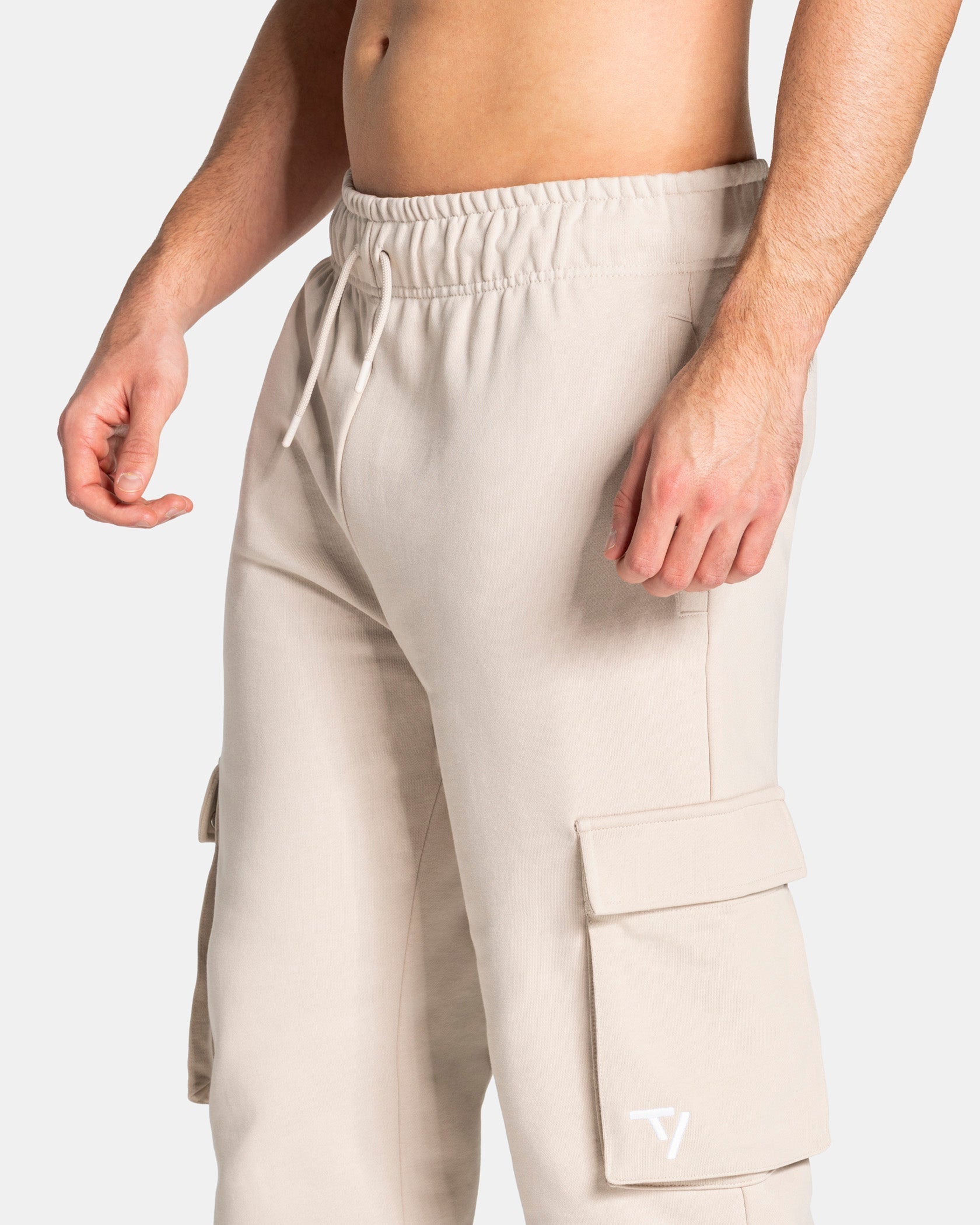 Lift Wide Leg Cargo Jogger "Cream"