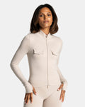 Lift Cargo Zip Jacke "Cream"